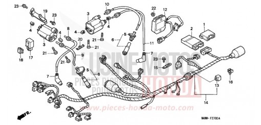 WIRE HARNESS XL600VX de 1999